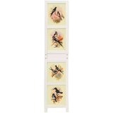  Romdivider Panel Bijelo 212 x 165 cm MDF | shoptok.hr