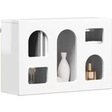 Viseći Viseča omarica Visok sijaj bela 60 x 20 x 40 cm Konstruiran les, (5000113244) | Shoptok.si