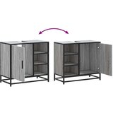 vidaXL Kupaonski ormarić za umivaonik sivi Sonoma 65x33x60 cm | shoptok.hr