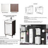Ceramica lux atina Plazma 45 bianco donji deo