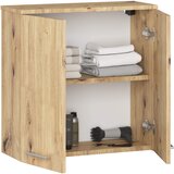 AKORD Fin Viseča Kopalniška Omarica, 2 Vrata, Hrast Artisan, (5000332624) | Shoptok.si