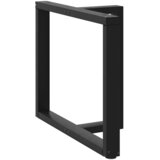  Noge za blagovaonski stol T-oblika 2 kom Crne 90x35x(72-73) cm Čelik | shoptok.hr