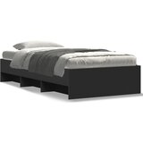 Furnova Posteljni okvir črn 75x190 cm inženirski les, (21935840) | Shoptok.si