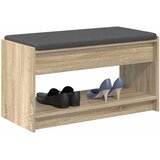  Klupa za hodnik s jastukom Sonoma hrast 83 x 38 x 45 cm | Eponuda.com