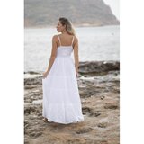 Isla Bonita By Sigris Dolge obleke Dolga Midi Obleka Bela Cene