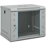 vidaXL Omara za omrežje s shranjevanjem Siva 53 x 45 x 45 cm Jeklo | Shoptok.si