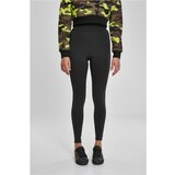 Urban Classics Women's high-waisted leggings 2 packs black+black Cene