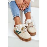 PG2 Women's Sneakers With Embellishments Beige Jariana | Shoptok.si