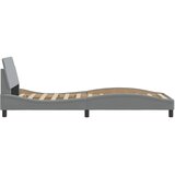  Okvir za krevet Dover svijetlosivi 90x190 cm tkanina | shoptok.hr