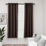 Furnova Zatemnitvene zavese z obročki 2 kosa taupe 140x175 cm, (21917569) Cene