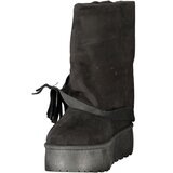 Laura Biagiotti 9857 ženske čizme s krznenom podstavom i platformom 5 cm crne | shoptok.hr