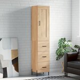 vidaXL Visoka omara sonoma hrast 34,5x34x180 cm inženirski les | Shoptok.si
