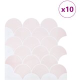  Pločica riblje ljuske 20 pcs Svijetlo ružičasta 30 x 30 cm | shoptok.hr