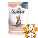 Schesir kitten Chicken In Jelly 85g, Vlažna Hrana Za Mačiće Sa Piletinom u Želeu Cene