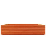  Vrtna sadilica voštano smeđa 110x110x26,5 cm masivna borovina | Eponuda.com