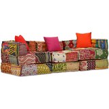  Modularni tabure za 3 osobe od tkanine s patchworkom | shoptok.hr