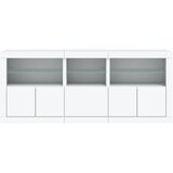  Komoda s LED svjetlima bijela 162 x 37 x 67 cm | Eponuda.com