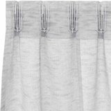 Voile zavjesa 2 pcs Svijetlo siva 225 x 140 cm Poliester | Eponuda.ba