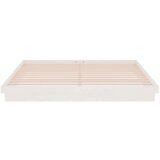 Posteljni okvir bel trden les 200x200 cm, (20644514) | Shoptok.si