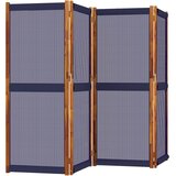 Sobna pregrada s 4 panela tamnoplava 280x180 cm | Eponuda.ba