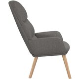  Stolica za opuštanje od tkanine svjetlosiva | shoptok.hr