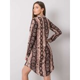 RUE PARIS Dress-TO-SK-1103-9.10P-brown | shoptok.hr
