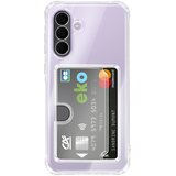 AVIZAR Etui za Galaxy A37 z vgrajenim držalom za kartice in okrepljeni kotički, Prozorna, (5000274808) | Shoptok.si