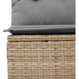  8-dijelni set vrtnih sofa od poliratana s jastucima bež | shoptok.hr