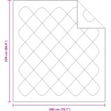 vidaXL Poplun s jastukom 3 pcs Bijelo 200 x 220 cm Mikrofibra | shoptok.hr