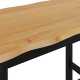  Visoki Bar Sto EKAI Crna 112 x 70 x 91 cm Masivna borovina | shoptok.hr