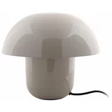 Leitmotiv Siva namizna svetilka s kovinskim senčilom (višina 25 cm) Fat Mushroom –