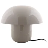 Siva namizna svetilka s kovinskim senčilom (višina 25 cm) Fat Mushroom –