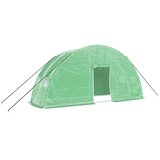  Plastenik s čeličnim okvirom zeleni 12 m² 6 x 2 x 2,85 m | shoptok.hr