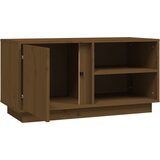TV ormarić smeđa boja meda 80x34x40,5 cm od masivne borovine | shoptok.hr