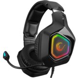  Slušalice sa mikrofonom gaming RAMPAGE RM-K8 HAWKER black, PC/PS4, USB, 7.1, RGB LED | Eponuda.ba