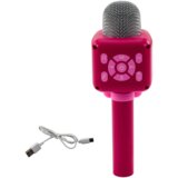 Wireless Bluetooth Microphone For Karaoke Recording Voice Changer Pink | shoptok.hr