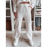 DStreet Spodnie damskie wide leg prążkowane LUXEEN ecru Cijene