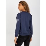 RUE PARIS Sweatshirt-RV-BL-8225.88-navy blue | Shoptok.si