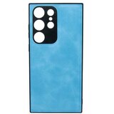  Maska za telefon LEATHER CASE za Samsung S23 Ultra, Svetloplava | Eponuda.com