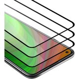 motorola moto G9 plus - zaščitna folija v transparentno s čarno - 3-pack kaljeno steklo za zaščito zaslona s trdoto 9H in 3D dotikom, (20548156) | Shoptok.si