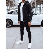 DStreet Rozpinana bluza męska ocieplana czarna | shoptok.hr