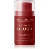 Makeup Revolution Fast Base toniran balzam za ustnice in lica odtenek Spice 14 g