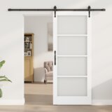  Drsna vrata ORKDAL Bela 83 x 202 cm Les in kovina, (5000121855) | Shoptok.si