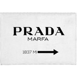 Really Nice Things belo-črna kopalniška preproga 60x40 cm prada - really nice things Cene