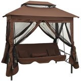 Gazebo konvertibilna ljuljačka boja kave | shoptok.hr