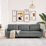  Trosjed od tkanine tamnosivi 210 cm | shoptok.hr