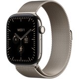 Apple Watch Series 12 Cellular 46mm iz MJGQ4ZR/A Ohišje titana Naravni pas Milanaise Naravni | Shoptok.si