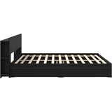  Okvir kreveta s pohranom Crna 200 x 200 cm Konstruirano drvo | Eponuda.com