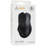 S Box WM-308 bežični miš, crni | shoptok.hr