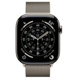 Apple watch S11 cellular 46mm natural titanium case with natural milanese loop - s/m (mfcy4rk/a) Cene